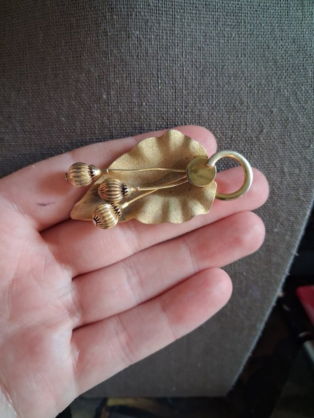 Unusual Leaf brooch